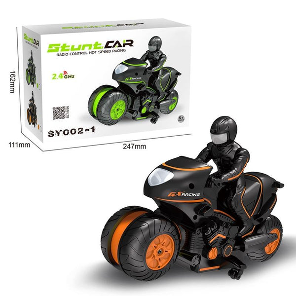 High Speed 2.4G Rc Motorcycle For Drifting And Off Road Riding Black Green Remote Controlled Toys