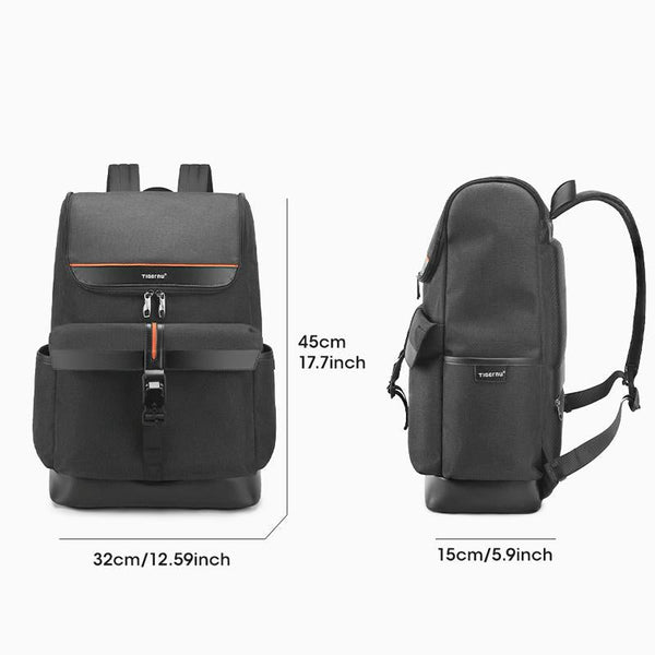 Men Simple Laptop Backpack Compact & Stylish Laptop Cases & Bags
