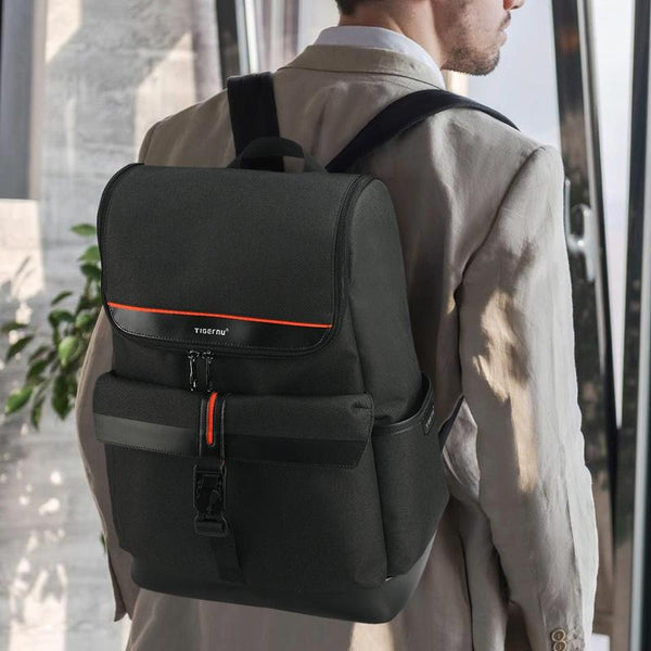 Men Simple Laptop Backpack Compact & Stylish Laptop Cases & Bags