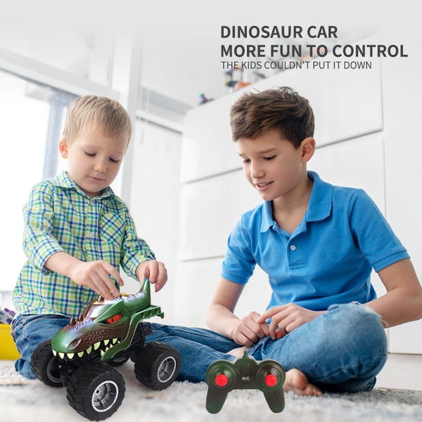 Remote Control Dinosaur Climbing Car 2.4G Green Remote Controlled Toys