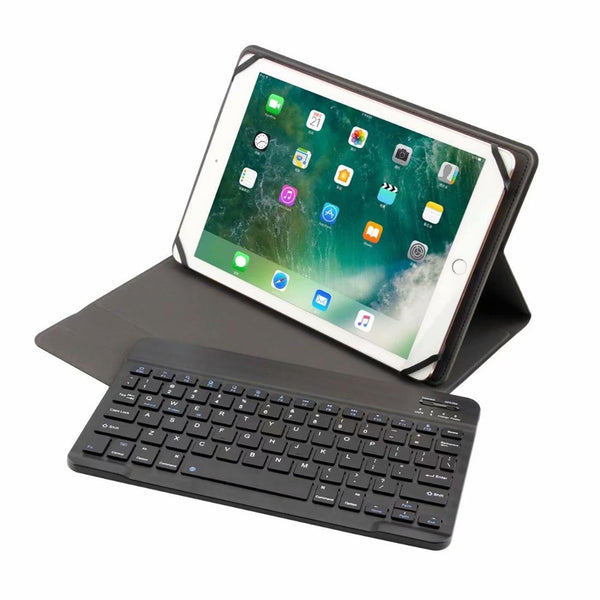 Universal 9.7 10 Inch Detachable Bluetooth Keyboard Tablet Case For Android Apple Windows With Stand Black Keyboards