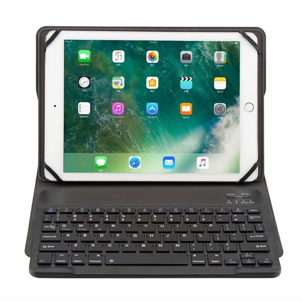 Universal 9.7 10 Inch Detachable Bluetooth Keyboard Tablet Case For Android Apple Windows With Stand Black Keyboards