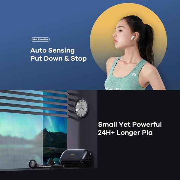 True Wireless Stereo Bluetooth 5.0 Earphones Tws 18 Black Earbuds