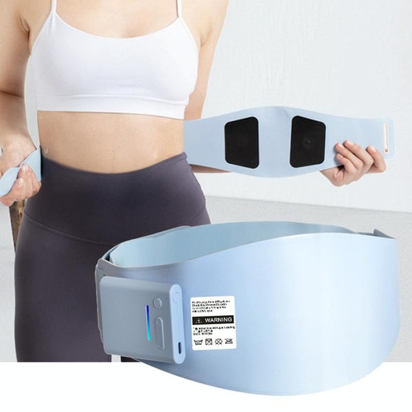 Ems Abdominal Massager For Waist Pain Relief Lake Blue Massagers