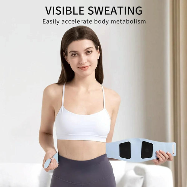 Ems Abdominal Massager For Waist Pain Relief Lake Blue Massagers