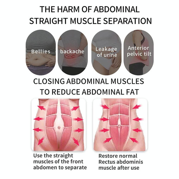 Ems Abdominal Massager For Waist Pain Relief Lake Blue Massagers