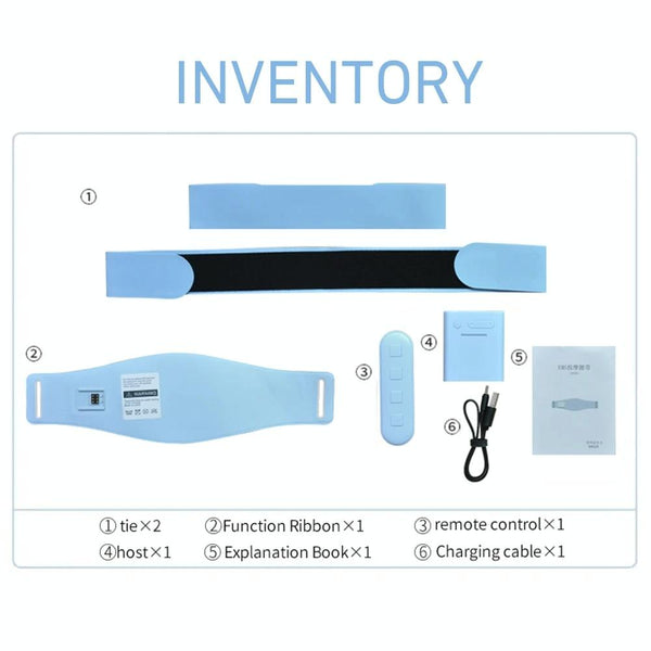 Ems Abdominal Massager For Waist Pain Relief Lake Blue Massagers