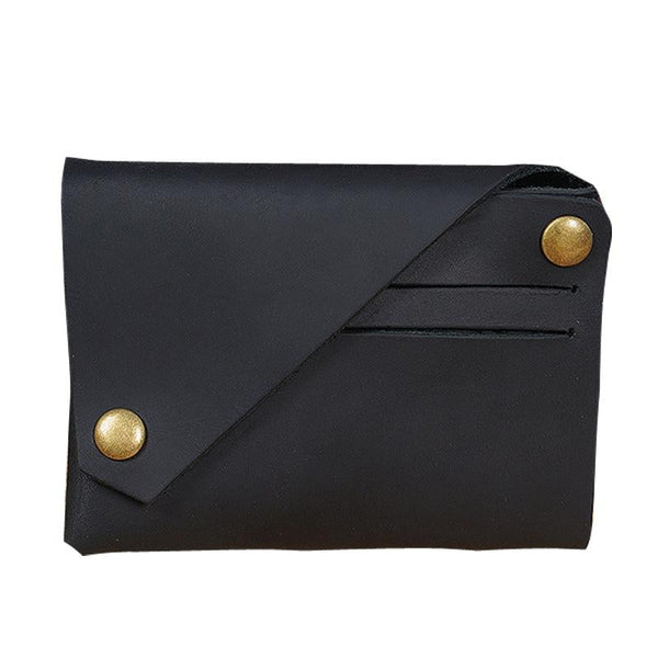 Leather Card Holder For Bank Cards Black Business Card Holders