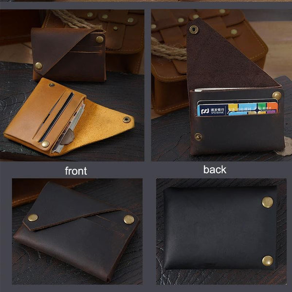 Leather Card Holder For Bank Cards Black Business Card Holders