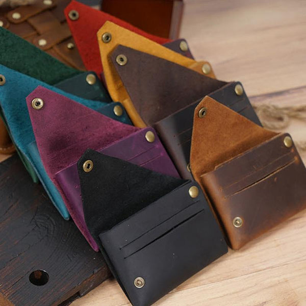 Leather Card Holder For Bank Cards Black Business Card Holders