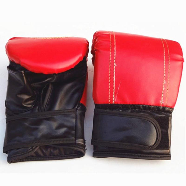 Adult Boxing Gloves Fighting Punching Half Finger Red Gloves Boxing