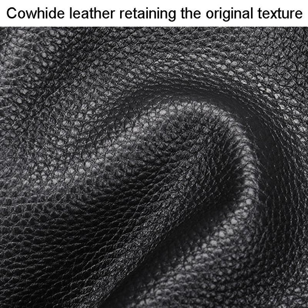 Multifunctional Leather Travel Bag Large Capacity Single Shoulder Black Duffle Bags