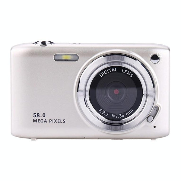 16X Zoom Hd Digital Camera With 2.88 Ips Screen_Silver Digital Cameras