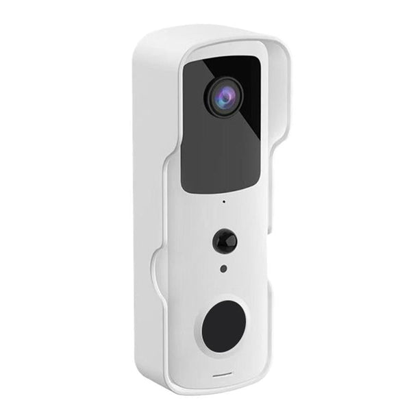 Smart Wifi Video Doorbell With Two Way Intercom & Night Vision Black Smart Doorbells