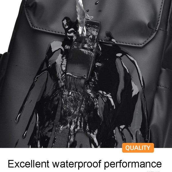 Large Capacity Waterproof Crossbody Chest Bag For Cycling & Sports Black Bags