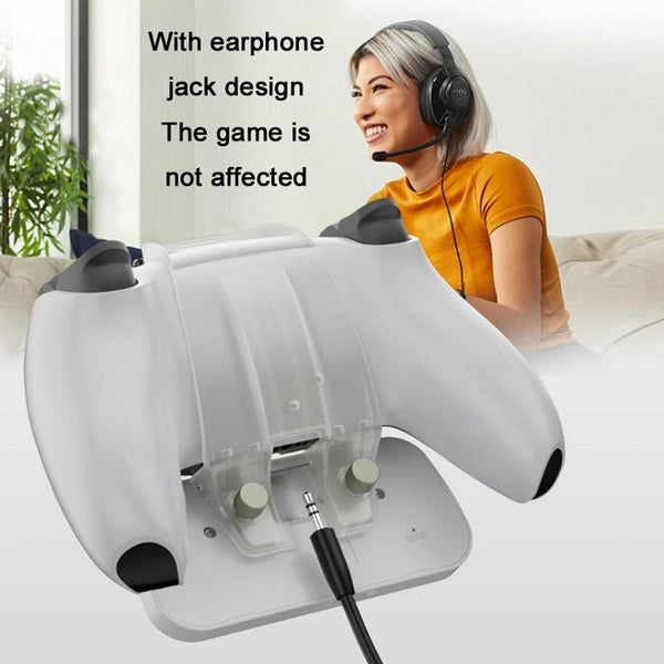 Wireless Bluetooth Gamepad With Headphone Jack For Ps5 White Other Video Game Accessories