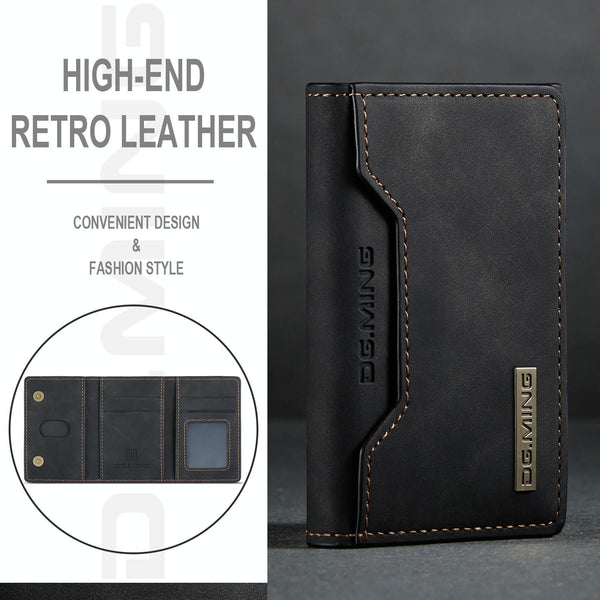 3 Fold Card Bag For Dg.Ming M2 Series Compact & Stylish Black Wallets