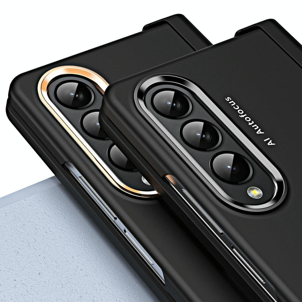 For Samsung Galaxy Z Fold4 5G Skin Feel Contact Lens Case Black Cases Covers & Skins