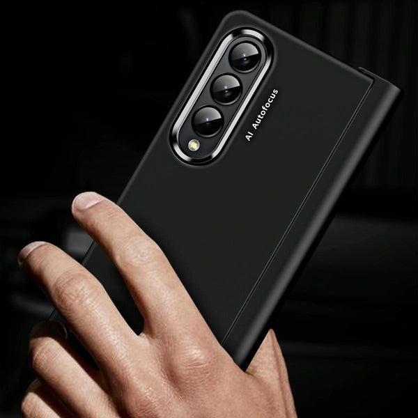 For Samsung Galaxy Z Fold4 5G Skin Feel Contact Lens Case Black Cases Covers & Skins