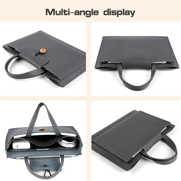 Laptop Inner Bag With Elastic Thread Button Blue Laptop Cases & Bags