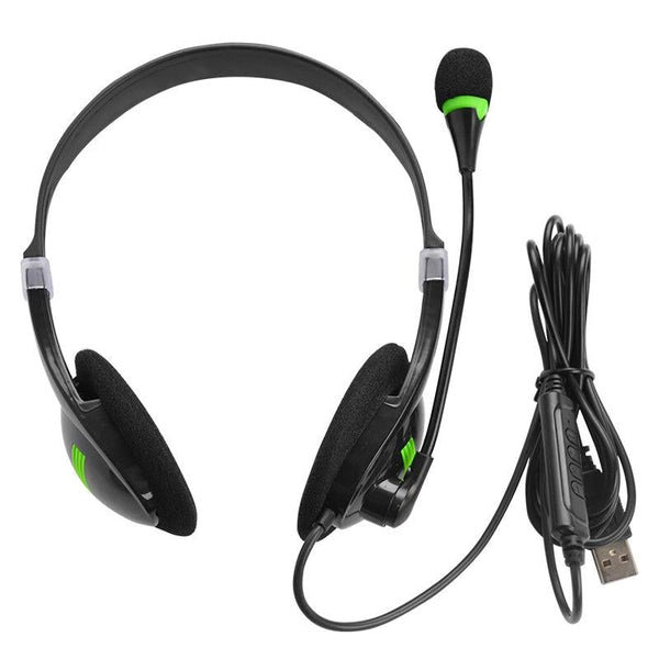 Universal Usb Black Headphones