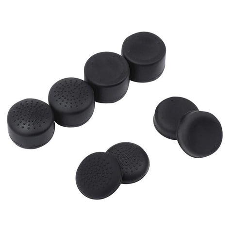 8 Piece Silicone Joystick Cap Set For Ps5 / Ps4 Black Other Video Game Accessories