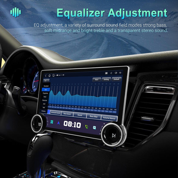 11.8 Inch Android Carplay Player 4 + 64G Dual Knob Reversing Image Car Audio In Dash Units