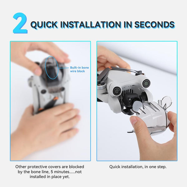 Mini 3 Pro Drone Lens Cap & Paddle Set Lens Caps