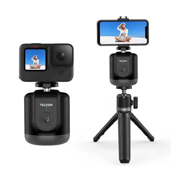 Intelligent 360 Degree Follow Gimbal Camera With Ai Face Recognition Black Other Camera & Photo Accs