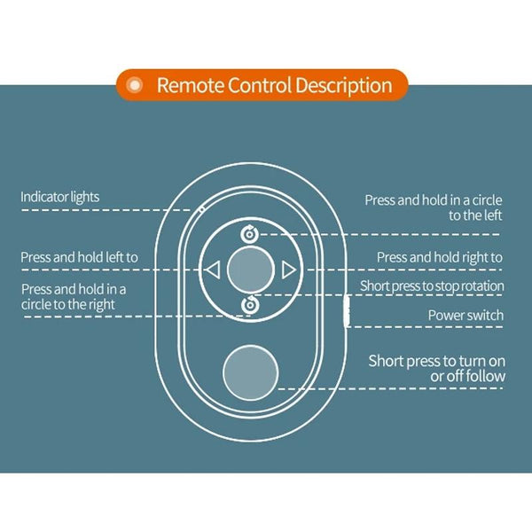 Intelligent 360 Degree Follow Gimbal Camera With Ai Face Recognition Black Other Camera & Photo Accs