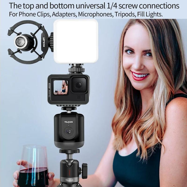 Intelligent 360 Degree Follow Gimbal Camera With Ai Face Recognition Black Other Camera & Photo Accs