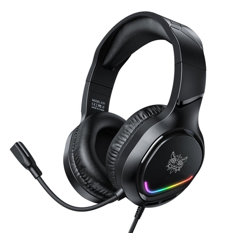 Rgb Gaming Headset With Mic 2.2M Cable Black Headsets
