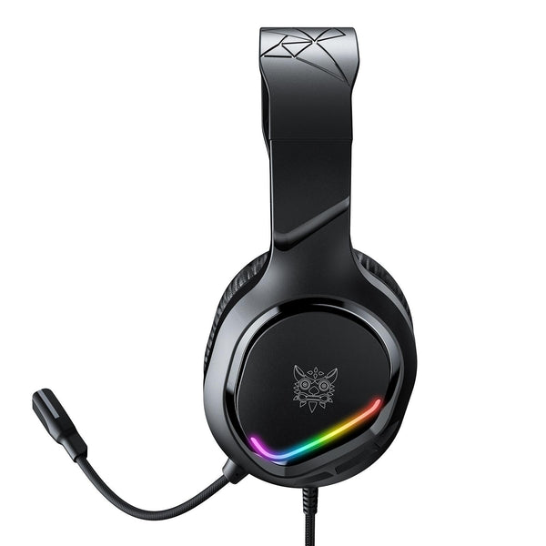 Rgb Gaming Headset With Mic 2.2M Cable Black Headsets