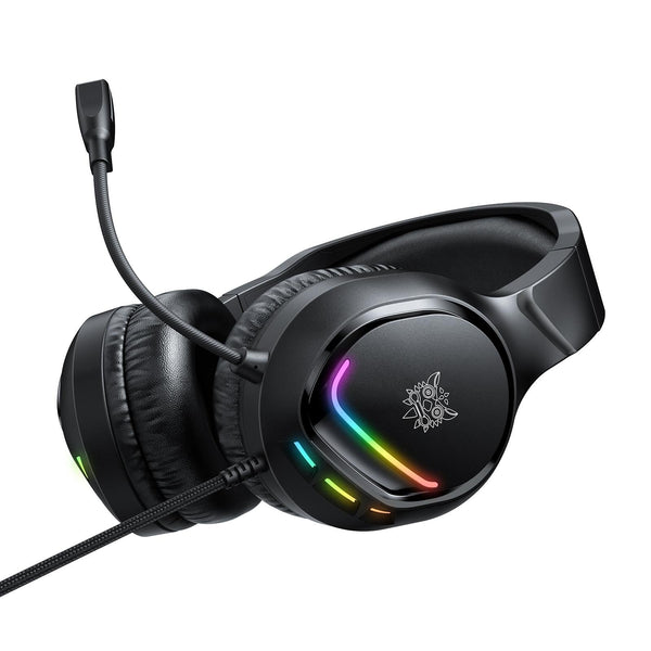 Rgb Gaming Headset With Mic 2.2M Cable Black Headsets