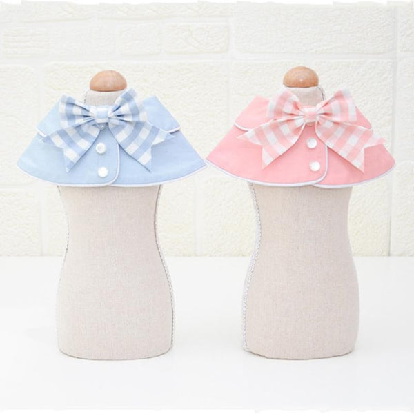 Pet Accessories Dog Small Shawl Bib Saliva Towel Triangle Scarf Size Light Blue Dog Clothing & Shoes