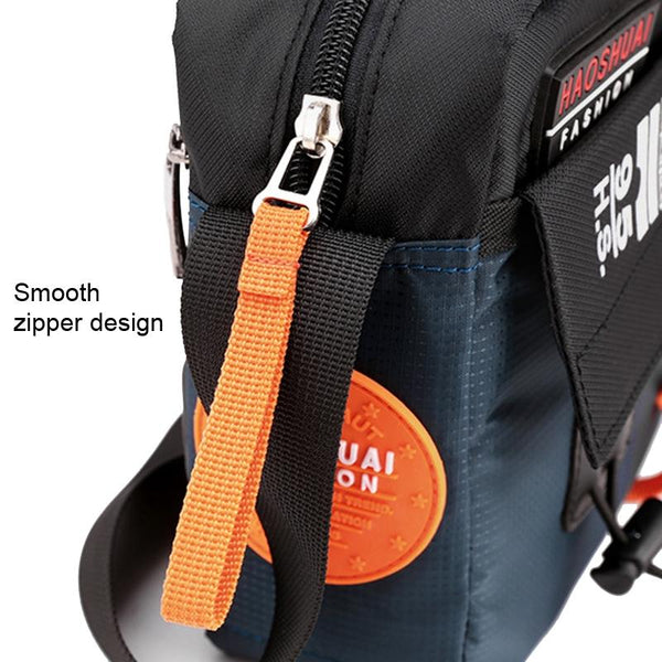 Waterproof Nylon Shoulder Bag For Men Outdoor Sports Leisure Gear Dark Blue Bags