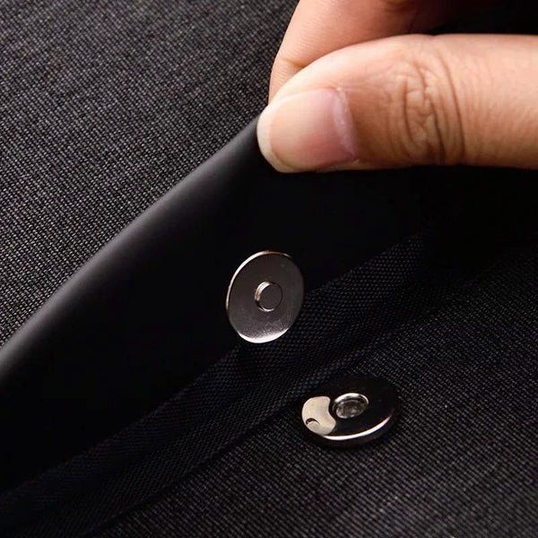 Double Layer Zipper Conference Document Bag Portable And Organized Blue Storage Bags