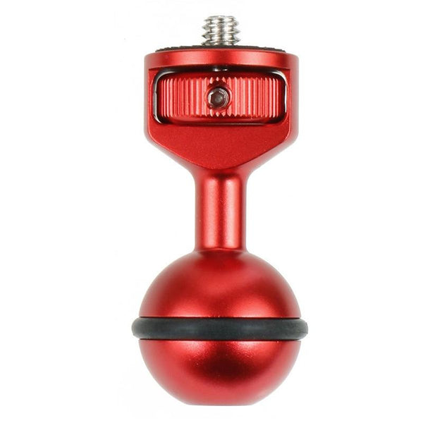 Universal 2.5 Centimetre Ball Head Clip For Action And Underwater Cameras Red Other Camera & Photo Accs