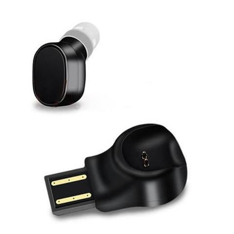 Magnetic Bluetooth Earbud For Iphone Lesiri X12 Black Earbuds