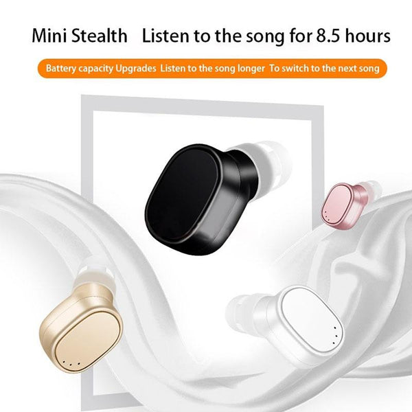 Magnetic Bluetooth Earbud For Iphone Lesiri X12 Black Earbuds