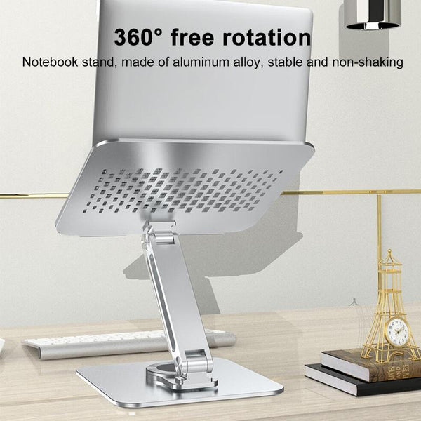 Lenovo Thinkplus Desktop Laptop Holder Silver Stands Holders & Car Mounts