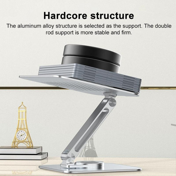 Lenovo Thinkplus Desktop Laptop Holder Silver Stands Holders & Car Mounts