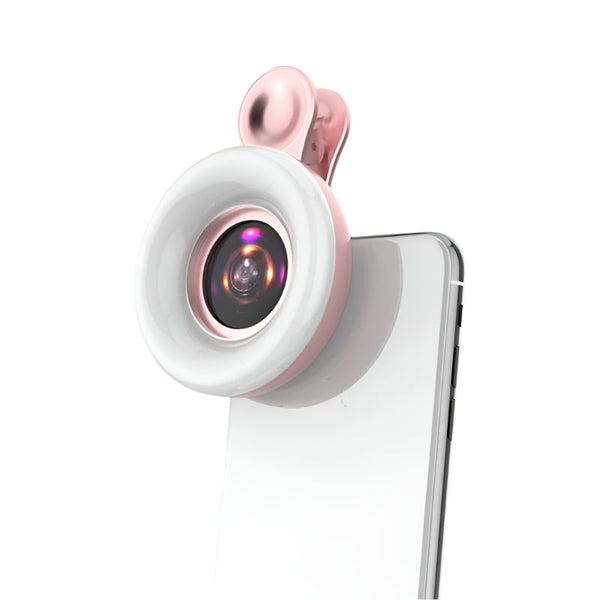 Selfie Light Macro Lens For Mobile Beauty Makeup Pink Other Makeup Tools & Accs.