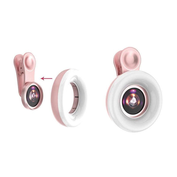 Selfie Light Macro Lens For Mobile Beauty Makeup Pink Other Makeup Tools & Accs.