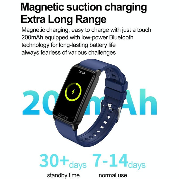 Uric Acid Blood Lipids And Heart Rate Tracker Black Smart Watches