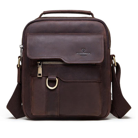 Brown Leather Cross Body Shoulder Bag For Men Bags