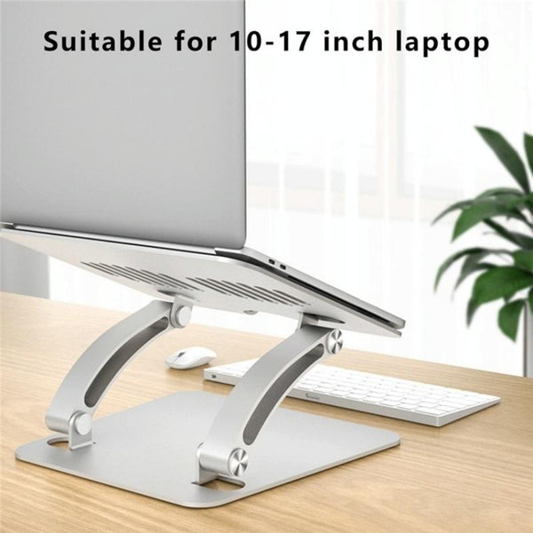 Laptop Stand Aluminum Alloy Desktop Riser Silver Stands Holders & Car Mounts