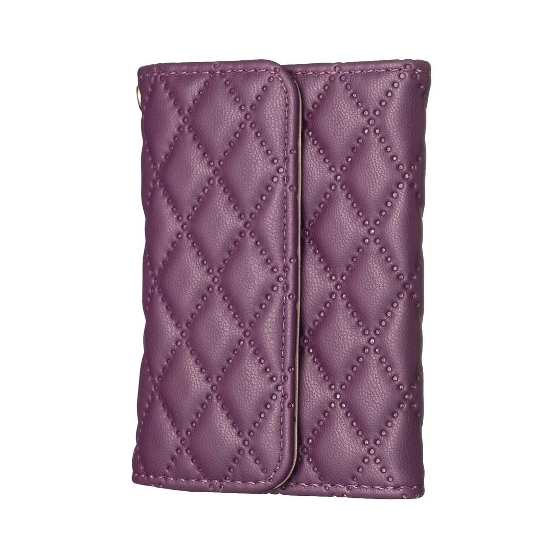 Horizontal Card Bag For Mobile Phones Sticker Dark Purple Cases Covers & Skins