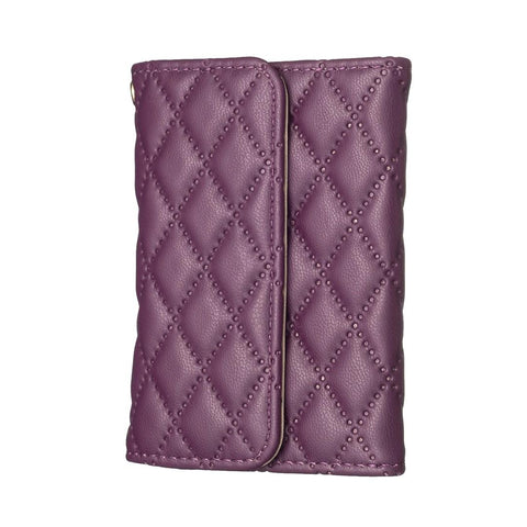 Horizontal Card Bag For Mobile Phones Sticker Dark Purple Cases Covers & Skins