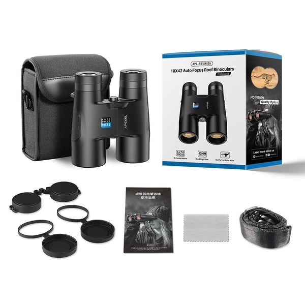 Autofocus 10X42 Binoculars Fixed Focus Black Binoculars & Monoculars